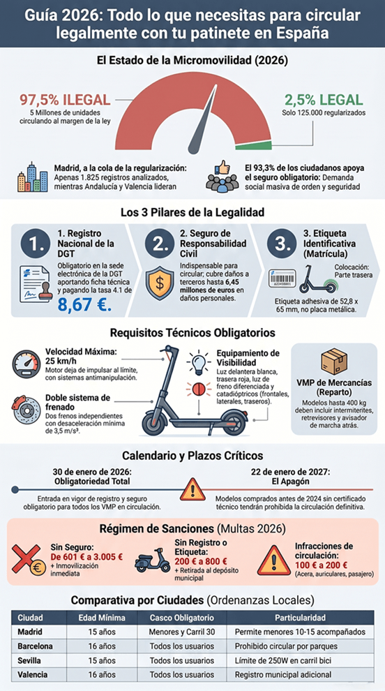 Informe anual Radiografía del patinete eléctrico en España